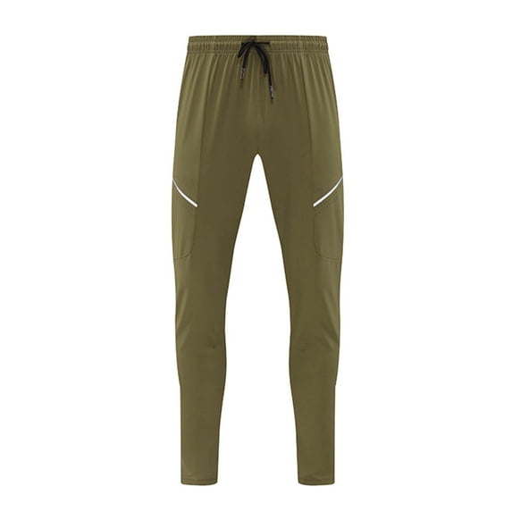 Men's Casual Pants Men's Outdoor Quick Drying Pants Hiking Casual Breathable Stretch Sports Loose Charging Army Green XL
