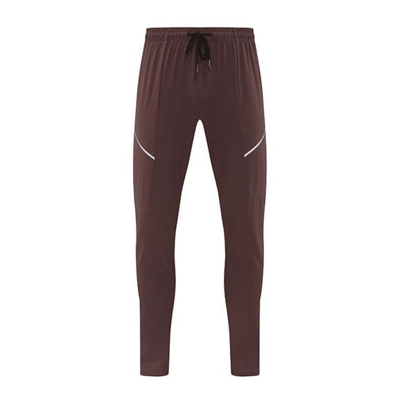 Men's Casual Pants Men's Outdoor Quick Drying Pants Hiking Casual Breathable Stretch Sports Loose Charging Coffee M