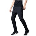 thumbnail image 1 of Men's Casual Pants Men's Straight Slim Casual Quick Drying Stretch Sweatpants Black XL, 1 of 5