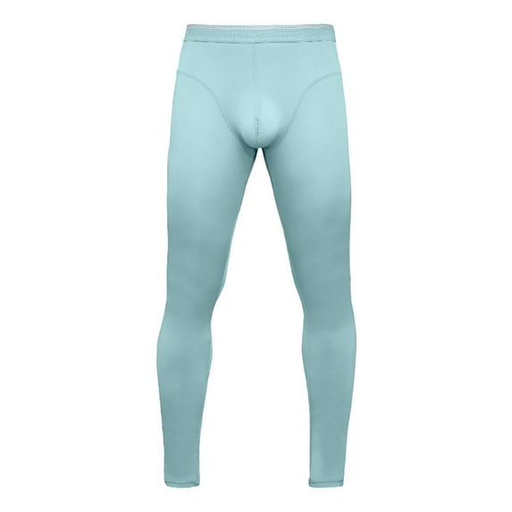 Men's Casual Pants Men's Underwear Thin Close Fitting Leggings Ice Smooth Breathable Comfortable Home Sports Pants Light Blue M