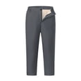 thumbnail image 1 of Men's Casual Pants Men's Winter Outdoor Heat Storage Warm Young And Middle With And Lamb Casual Pants Grey 4XL, 1 of 4