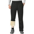 thumbnail image 1 of Men's Casual Pants Mens Casual And Comfortable Autumn And Winter Solid Color Plus Velvet Zipper Pocket Pants Black 32, 1 of 9
