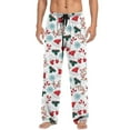 thumbnail image 1 of Men's Casual Pants Mens Casual Pants Pajamas With Drawstring Pockets Comfortable Stylish Holiday Wear White,3X-Large, 1 of 4