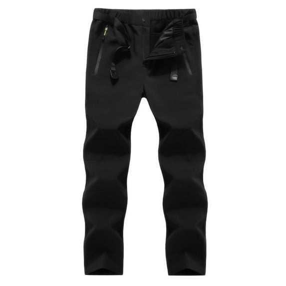 Men's Casual Pants Mens Stretch Work Hiking Pants Quicking Dry Lightweight Windproof Outdoor Travel Climbing Fishing Cargo Black 3XL