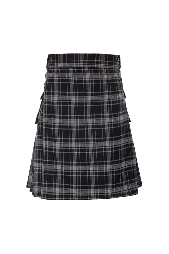 Men's Casual Pants Modern Scottish Plaid Gesture Pleated Pocket Design Everyday Comfort Style