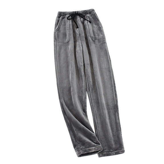 Men's Casual Pants Relaxed Fit Comfortable Wear Soft Fabric Wide Leg Trousers for Home and Outdoor Use