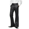 thumbnail image 1 of Men's Casual Pants Relaxed Fit Flare Leg Comfortable Stretch Fabric Everyday Wear Versatile Stylish Breathable Lightweight Summer Spring Home Outing Party Men's Dress Pants Slim Fit Athletic, 1 of 5