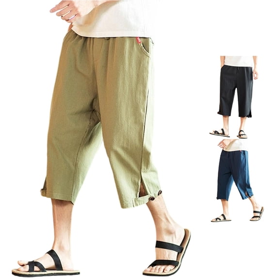 Men's Casual Pants Slim Fit Everyday Wear with Button for Summer Lightweight and Stretchable for Relaxed Outfits Open Toe Cut Jean Mens Scrub Pants with Pockets 13 Men Light Pants Stocking