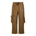 thumbnail image 1 of Men's Casual Pants Sports Pants Men's Autumn Thin Slim Fit Breathable Wear Straight Quick Drying Casual Woven Running Trousers For Men Brown 3XL, 1 of 9