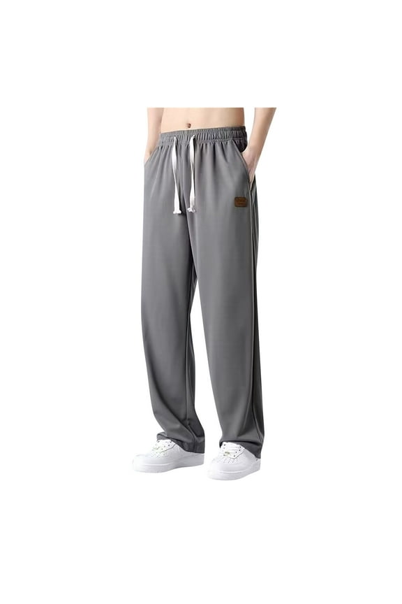 Men's Casual Pants Stretch Pants Light And Thin Glidepants Unisex Pull On Stretch Beva Wear Glide Dark Gray 2XL