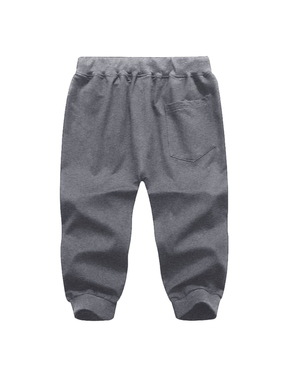 Men's Casual Pants Three-Pocket Zipper Sports Casual Trousers Cropped for Men Platform Competitor Analysis Cropped Men's Zipper Casual Trousers Three-Pocket Gray 3XL