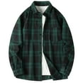 thumbnail image 1 of BVnarty Plaid Shirts for Men Casual Plaid Long Sleeve Shirt with Pockets, Stylish Turndown Collar Button-Up, Lightweight Fabric for Work and Daily Wear, 1 of 2