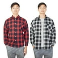 thumbnail image 1 of Men's Casual Plaid Shirts Button Down Regular Fit Long Sleeve Shirts Regular-fit Work Top, 1 of 9