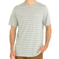 thumbnail image 1 of Men's Casual Pocket Short Sleeve Tee Basic Striped Summer Cotton Soft Tee Tops, 1 of 2