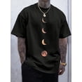 thumbnail image 1 of Men's Casual Print T-Shirt - Breathable COTTON Crew Neck, Machine Washable - Perfect for Summer Outings & Sports, 1 of 5
