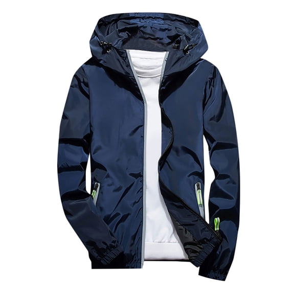 Men's Casual Pure Color Women Jacket Plus Size Hoodie Reflective Womens Winter Jean Jacket Zipper Outdoor Sport Coat