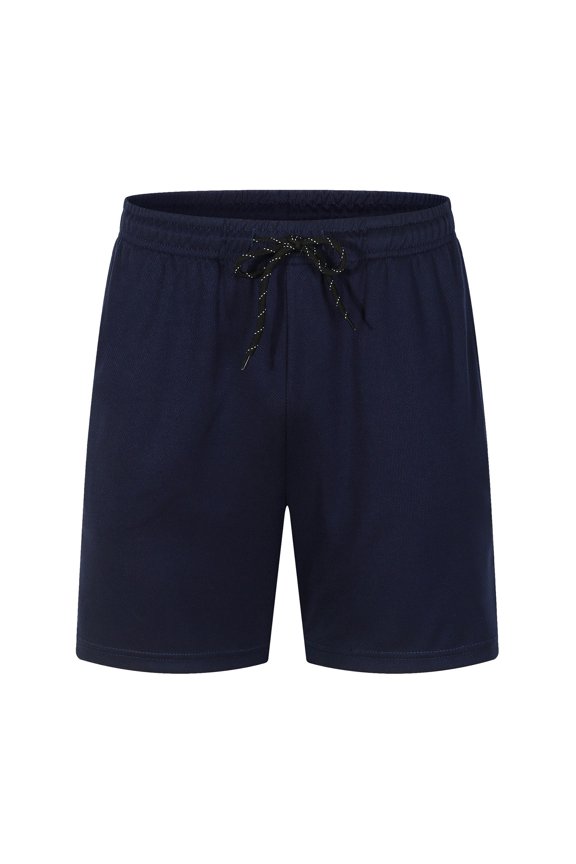 Men's Casual Quick Drying Board Shorts Summer Thin Loose Fit Running Training Fitness Pants, XL, Navy