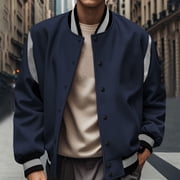 Mens Casual Shirt Jacket Long Sleeve Button Down Overshirt Lightweight Shacket with Pockets Men Fashion Patchwork Button Up Cardigan Long Sleeved Hooded Casual Jacket