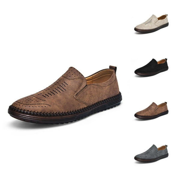 Men's Casual Shoes Comfortable On Design For Everyday Use For All Seasons Easy To Pair With Casual Wear Great Flat Sole Style For Relaxed Fit Wide Shoes For Men