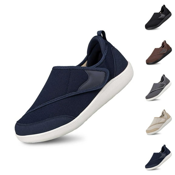 Men's Casual On Shoes Comfortable Non Walking Sneakers For Wide Feet Soft Sole Breathable Lightweight Loafer For Men Women Elderly Daily Wear Men Shoe