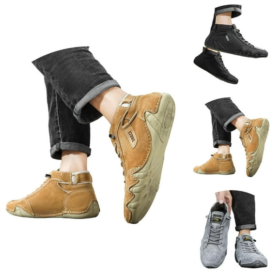 Men's Casual Shoes Comfortable Walking Sneakers For Daily Wear Outdoor Boots With Sole Lightweight Breathable Design For Spring And Fall Ahoes