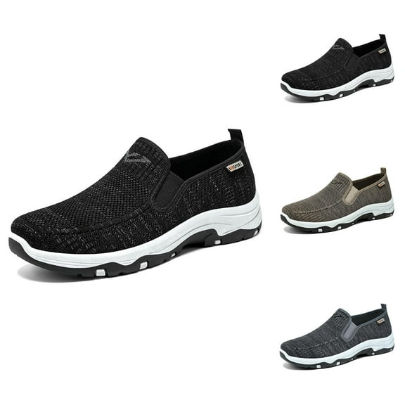 Men's Casual Shoes For Daily Leisure Breathable Mesh Upper On Design Comfortable Flat Sole For All Seasons Stylish And Versatile Footwear For Relaxed Outfits Men'S Casual Shoes
