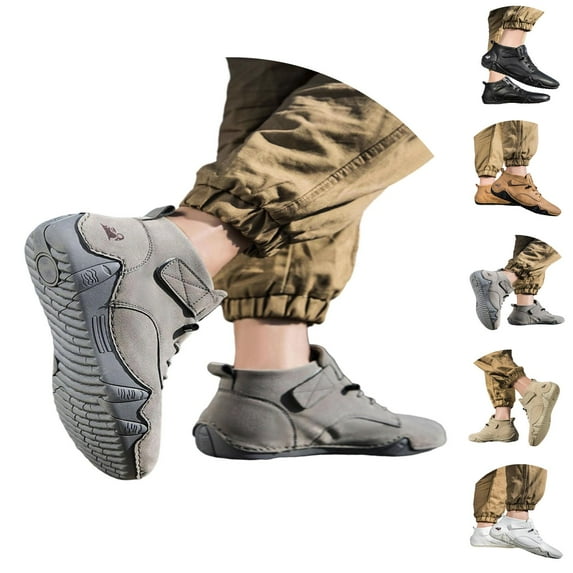 Men's Casual Shoes Outdoor Boots Flat Heel Comfortable Walking Shoes For Daily Wear With Jeans Shoes Men