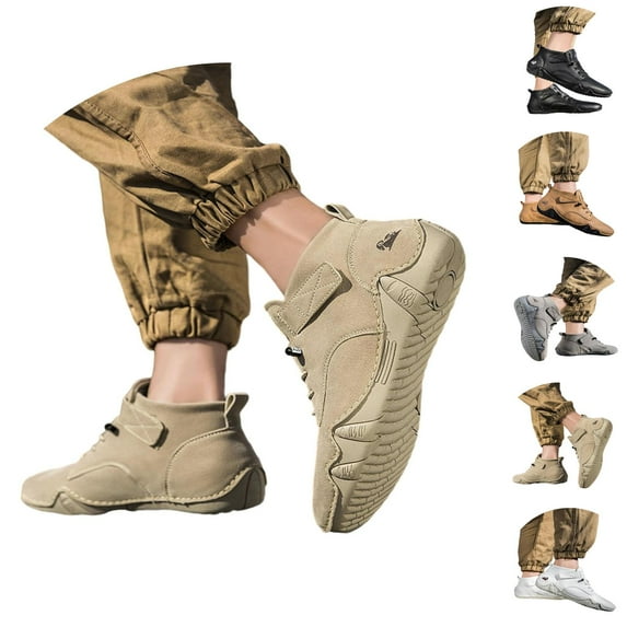 Men's Casual Shoes Outdoor Boots Flat Heel Comfortable Walking Shoes For Daily Wear With Jeans Zapatos Hombres