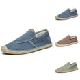 thumbnail image 1 of Men's Casual Shoes Trendy Breathable Linen Canvas Fisherman Shoes For Everyday Wear Tall Shoes For Men, 1 of 8