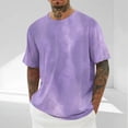 thumbnail image 1 of Men's Casual Short Sleeve Printed T-Shirt with Round Neck for Everyday Wear, 1 of 5