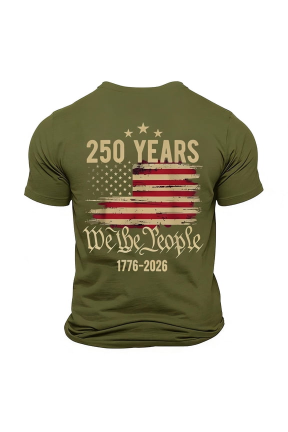 Men's Casual Short Sleeve T Shirt Comfortable Breathable Tee For Daily Wear Couples Matching Outfit/Army Green/L