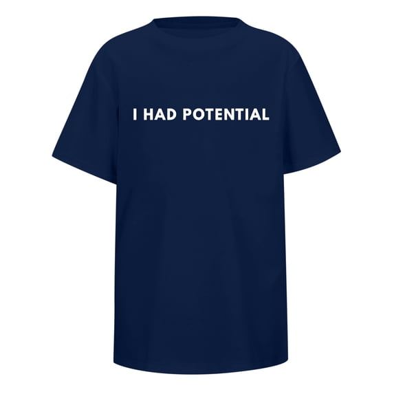 Men's Casual Short Sleeve T-Shirt, Comfortable Breathable Tee for Daily Wear,Navy,XL