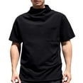 thumbnail image 1 of Men's Casual Short Sleeve T-Shirt Soft Breathable Round Neck Loose Fit Comfortable Daily Wear Tee Top Mens Basic Tee Shirts Summer Vintage T Shirts, 1 of 6