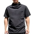 thumbnail image 1 of Men's Casual Short Sleeve T-Shirt Soft Breathable Round Neck Loose Fit Comfortable Daily Wear Tee Top Mens Basic Tee Shirts Summer Vintage T Shirts, 1 of 6