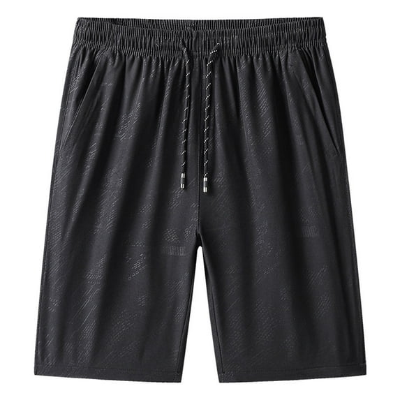 Men's Casual Shorts 4 1 Fuzzy Shorts Y Fit Athletic for Men Frame Mens Compression Lightweight Born Primitive Little Boy Top Tie Mens Basketball 2023 Summer New Trend Wear Fast Black L