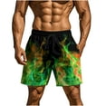 thumbnail image 1 of Men's Casual Shorts 7"/9" Lightweight Golf Shorts with Pockets Stretch Quick Dry Comfy Work Shorts Green L, 1 of 6