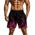 thumbnail image 1 of Men's Casual Shorts 7" Lightweight Golf Shorts for Men Stretch Quick Dry Breathable Work Shorts with Pockets Pink XXXL, 1 of 6