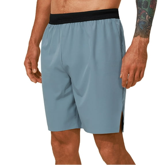 Men's Casual Shorts Breathable Sports Lightweight Running Fitness Shorts Dark Gray