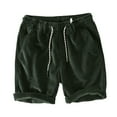 thumbnail image 1 of Men's Casual Shorts Cargo Shorts for Men Elastic Waist Y Fit Workout Trunks Summer Clothes for Men Fashion Excursive Mens Active Men's Athletic Running Memory Basketball Green 2XL, 1 of 6