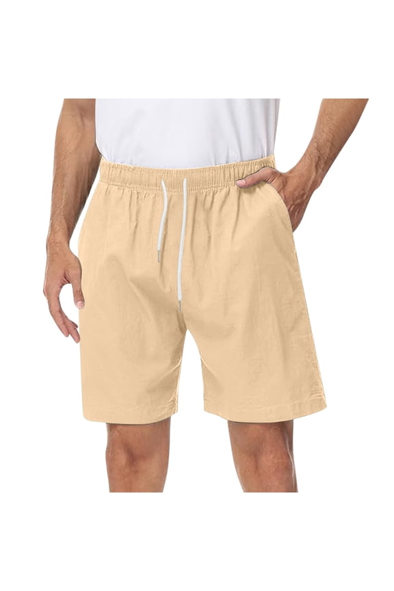 Men's Casual Shorts Custom Shorts for Men Running Mens Athletic with Pockets Mens Fitness Men Athletic Track with Liner Men's Basketball Sports for Khaki 3XL