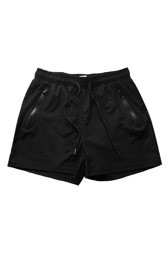 Men's Casual Shorts Elastic Shorts for Men Running Pockets Workout Basketball for Men Nominated All Outfits Tennis Memory Boy Outfit Party Mens Athletic Black M