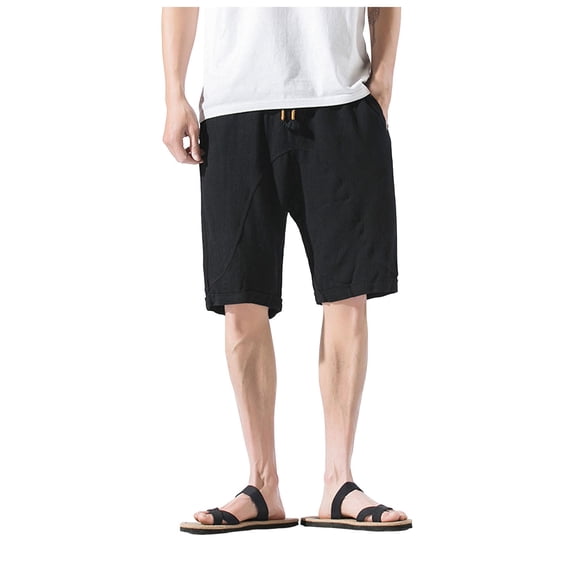 Men's Casual Shorts Lightweight Summer Athletic Loose Fit Breathable Solid Design Fashionable Outdoor Sports Bottoms Men's Work Shorts Mens Breathable with Cell Phone Pocket