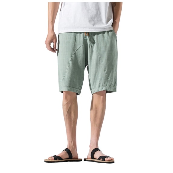 Men's Casual Shorts Lightweight Summer Athletic Loose Fit Breathable Solid Design Fashionable Outdoor Sports Bottoms Men's Work Shorts Mens Breathable with Cell Phone Pocket