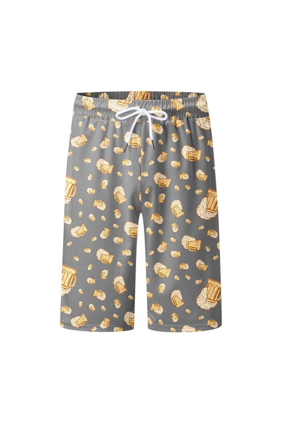 Men's Casual Shorts Little Boy Memory Boy Warm And Tote Memory Foam Clothes for Men Work Out Shorts Men S Basketball for Athletic Stylish Mens Water Oktoberfest Men's Grey M