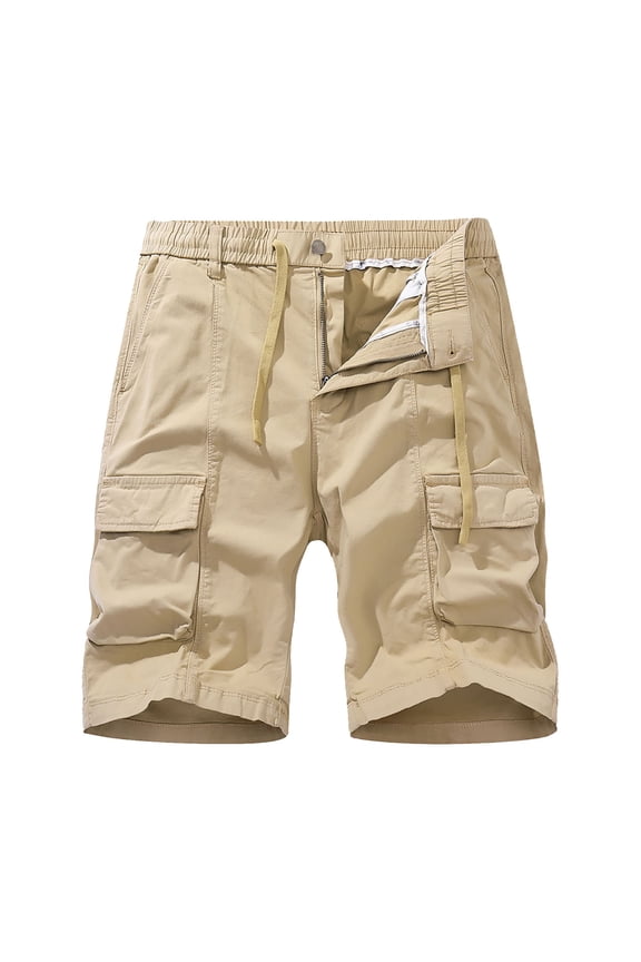 Men's Casual Shorts M Party Men Knit Shorts on Men Workout Workout Mesh below Knee Super 2k Basketball Baseball Outdoor Casual Elastic Waist Relaxed Khaki M