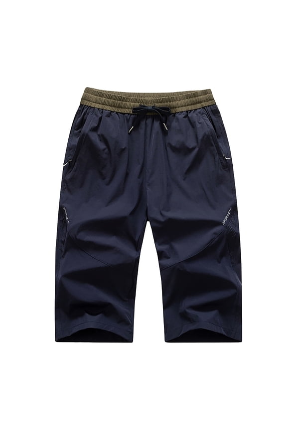 Men's Casual Shorts Memory Boy Clothes by 10 Star Men Shorts Stretch Pt Basketball Surf Cabin Creek Men S Basketball Active Trousers Comfortable And Casual 7 Minute Blue 3XL