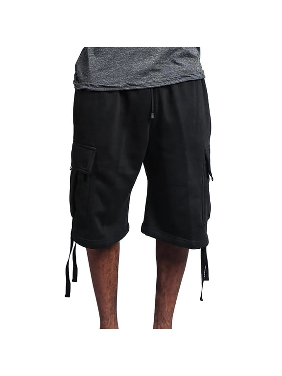 Men's Casual Shorts Memory Boy Mens Fitness Shorts for Exercise Casual Tie Tie Band Foam Star Mens Basketball Long Quick Shot Men Athletic Men 15763 Summer Men's Tethered Leisure Sports Black S