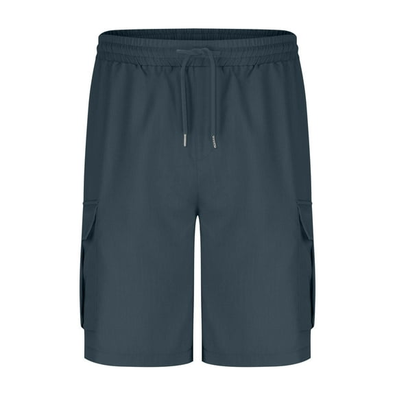 Men's Casual Shorts Men's Yoga Shorts Athletic for Men with Pockets Ski Training Mens Button Active Men Big Little Territory Ahead Mens Vest Big And Tall Quick Shot Tennis Navy L