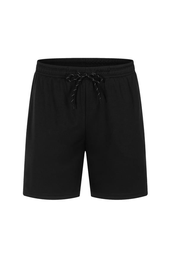 Men's Casual Shorts Mens Athletic Shorts Mesh Athletic with Pockets Memory Short Set Lined Men Sheer Training with Pockets Long Compression Black 3XL