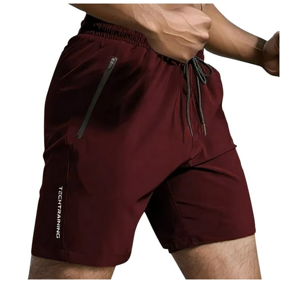 Men's Casual Shorts Mens Button Shorts Fuzzy Mens with Pockets Athletic Short Athletic Little Year Men Tennis Workout Men Pack Pt Active Quick Y Men's Summer Red M